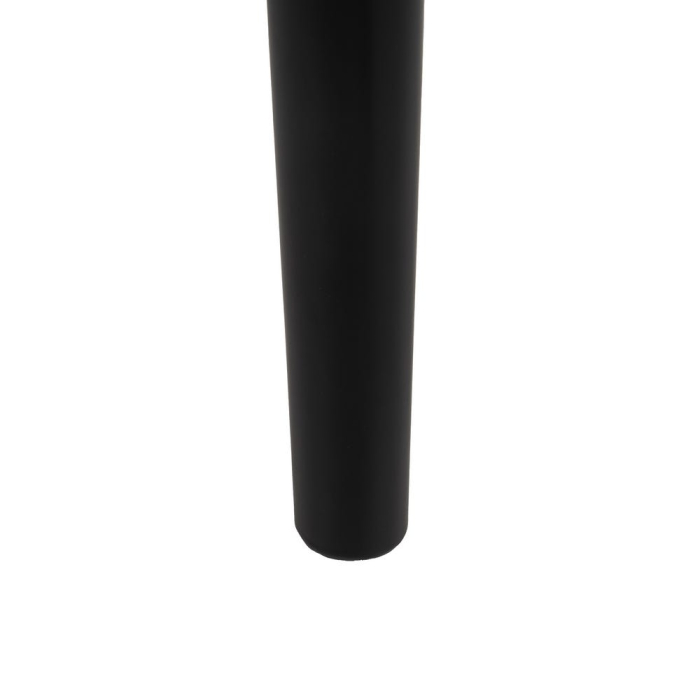 Scaunul dining din lemn de fag negru cu sezut tapitat din stofa crem 53x55x80 cm [15]