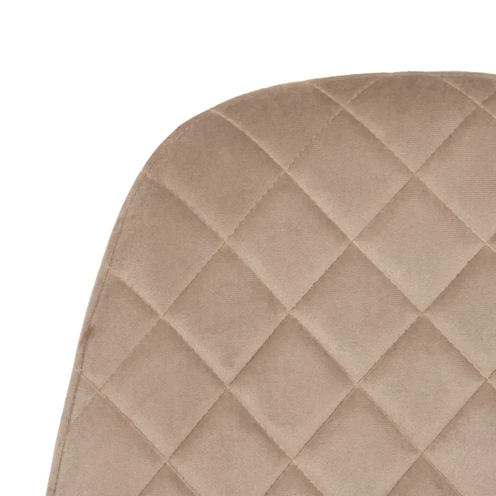 Scaun Dining Fine, Catifea Taupe, Metal Auriu - creativdeco.ro [5]