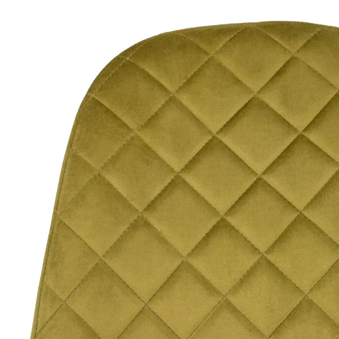 Scaun Dining Fine, Catifea Verde, Metal Auriu - creativdeco.ro [8]
