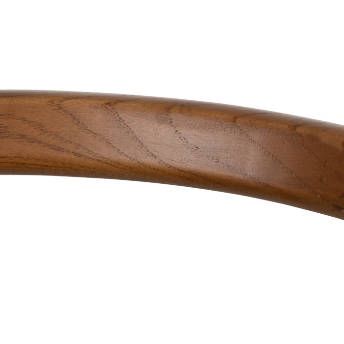 Scaun dining și HORECA crem maro din lemn de ulm cu șezut din stofă [9]