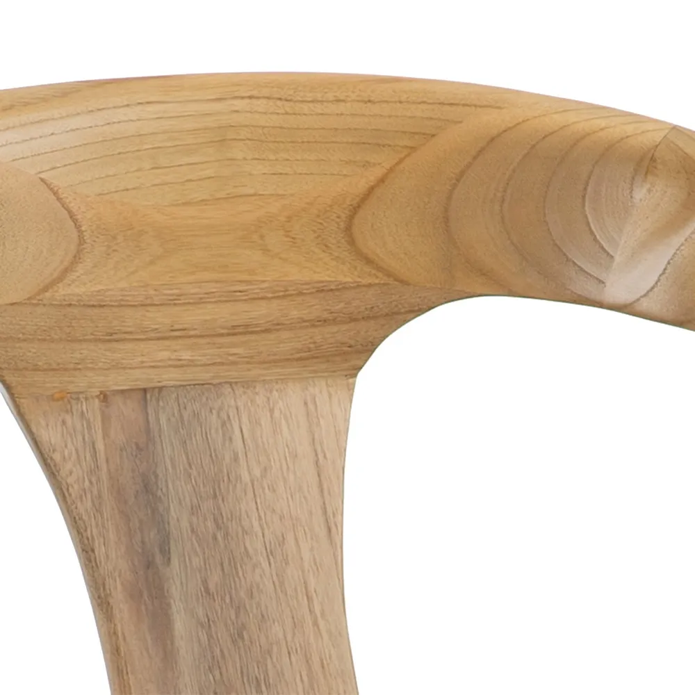 Scaun Dining Lemn Tec Piele, Natural Negru - creativdeco.ro [8]