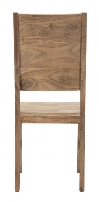Scaun Dining Mumbay, lemn acacia, natural - CreativDeco.ro [8]