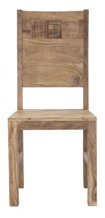 Scaun Dining Mumbay, lemn acacia, natural - CreativDeco.ro [7]