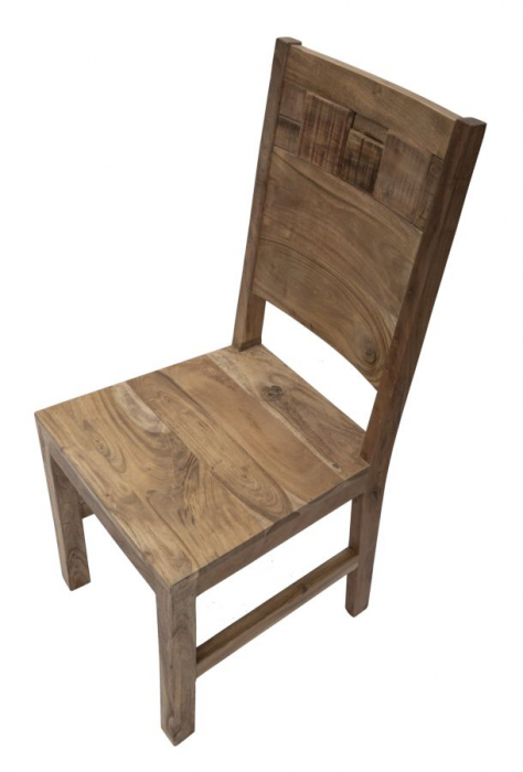 Scaun Dining Mumbay, lemn acacia, natural - CreativDeco.ro [10]