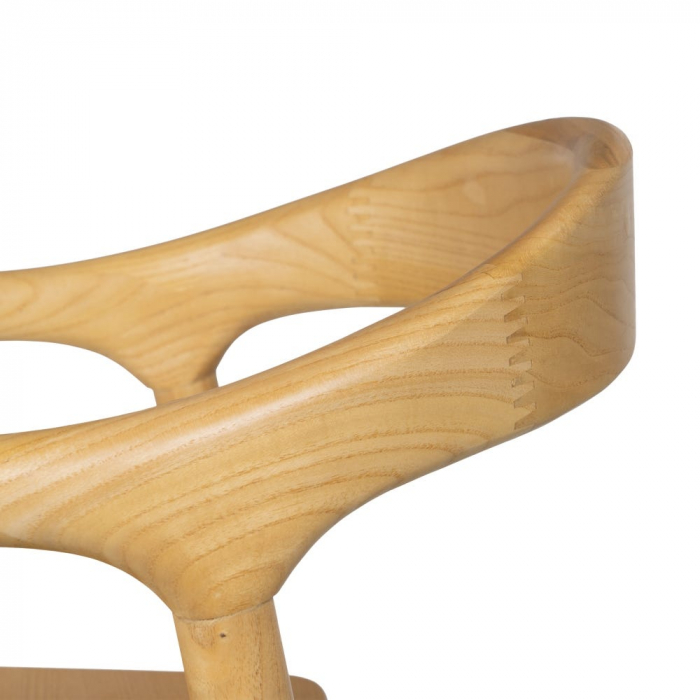 Scaun lemn ulm cu șezut MDF – design scandinav modern ergonomic [9]