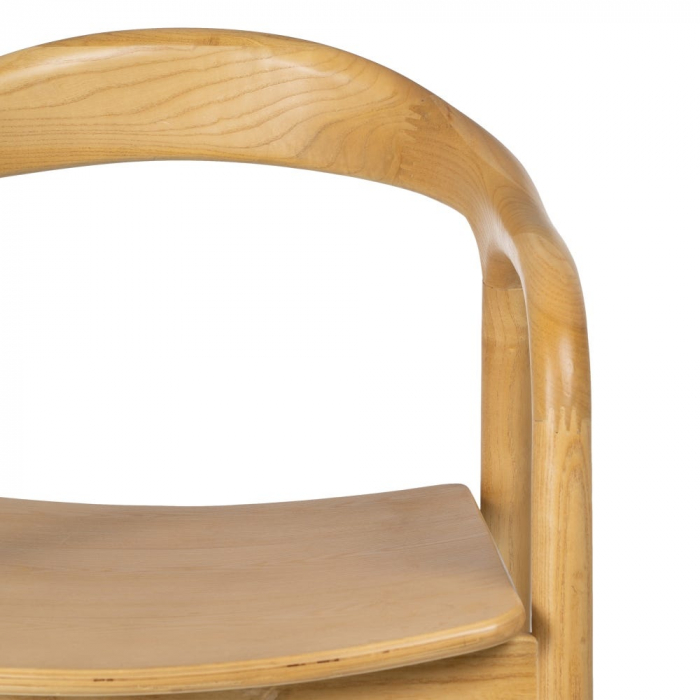Scaun lemn ulm cu șezut MDF – design scandinav modern ergonomic [7]