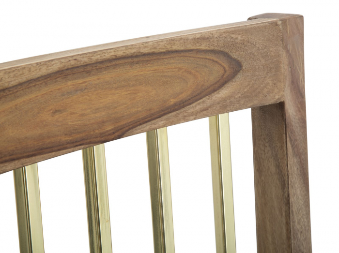 Scaun Dining, lemn de Sheesham, natural, Mauro Ferretti [6]