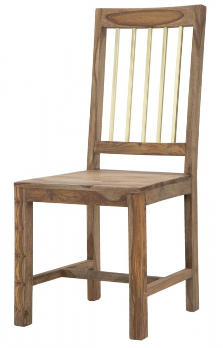 Scaun Dining, lemn de Sheesham, natural, Mauro Ferretti [2]