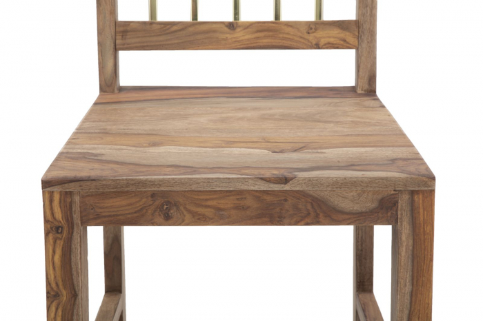Scaun Dining, lemn de Sheesham, natural, Mauro Ferretti [5]