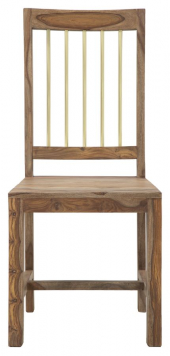 Scaun Dining, lemn de Sheesham, natural, Mauro Ferretti [3]