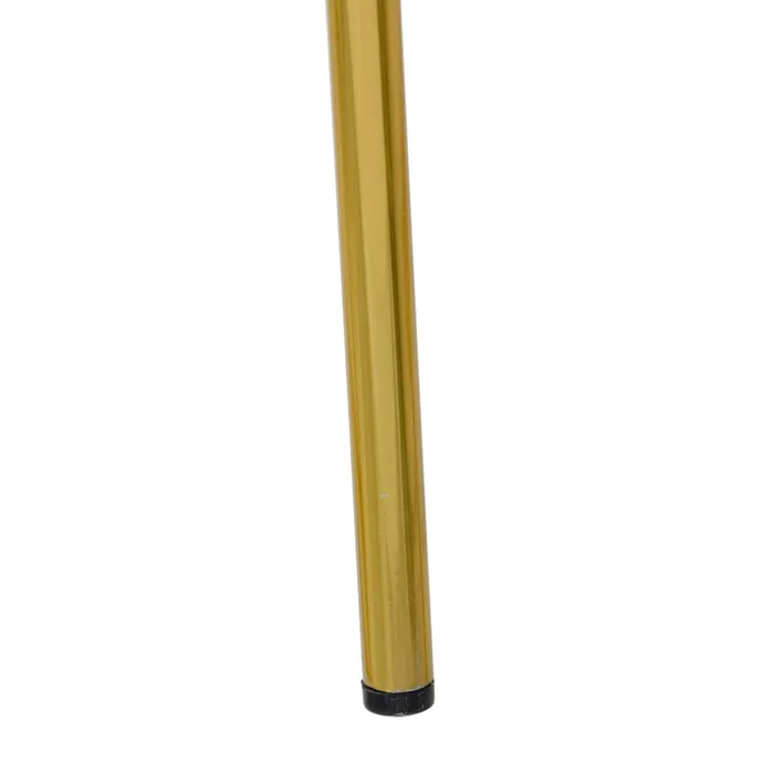 Scaun Elegant roz cu structura aurie 53,50 X 53 X 78 CM [9]