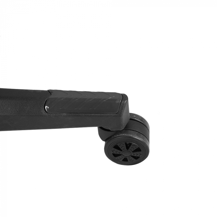 Scaun gaming ergonomic de birou negru din piele și mesh pentru birou Fusion [11]