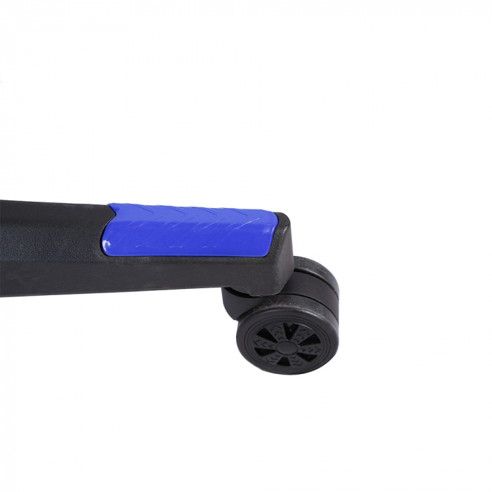 Scaun gaming birou ergonomic negru albastru Fusion Gaming cu spătar ajustabil [11]