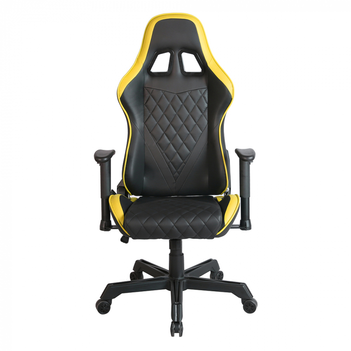 Scaun birou gaming negru galben Ranger cu suport lombar [6]