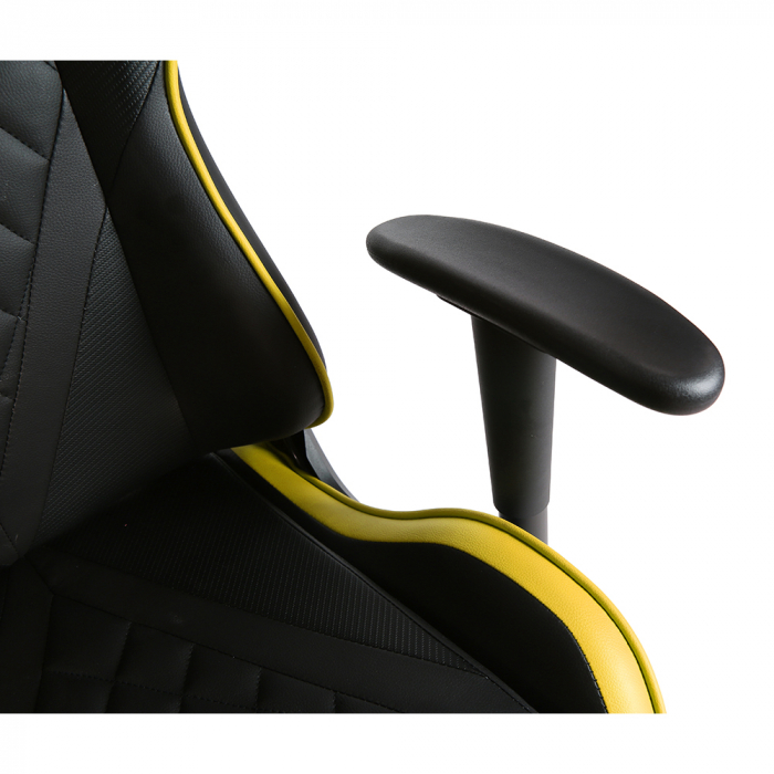 Scaun birou gaming negru galben Ranger cu suport lombar [10]