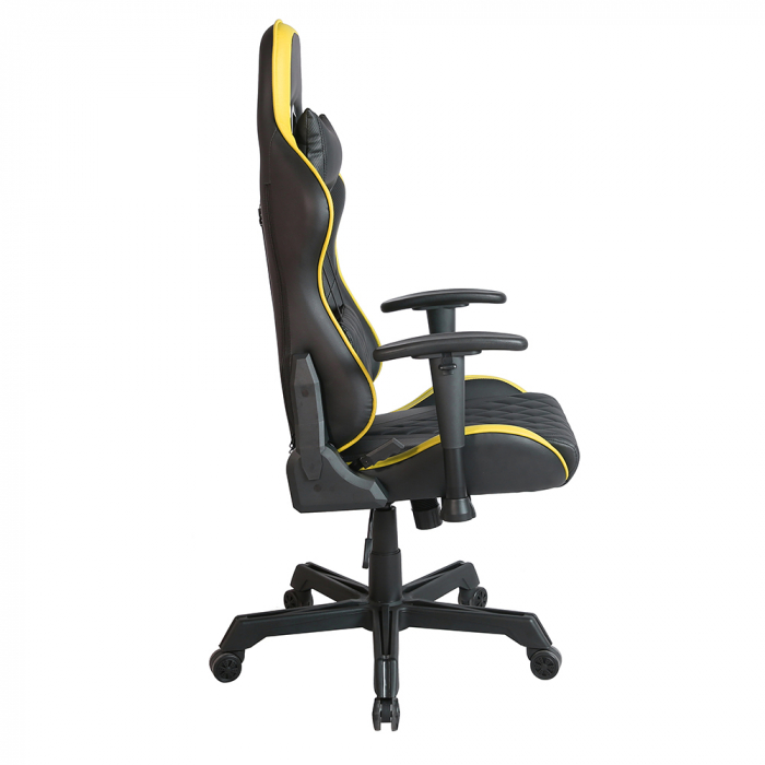 Scaun birou gaming negru galben Ranger cu suport lombar [3]