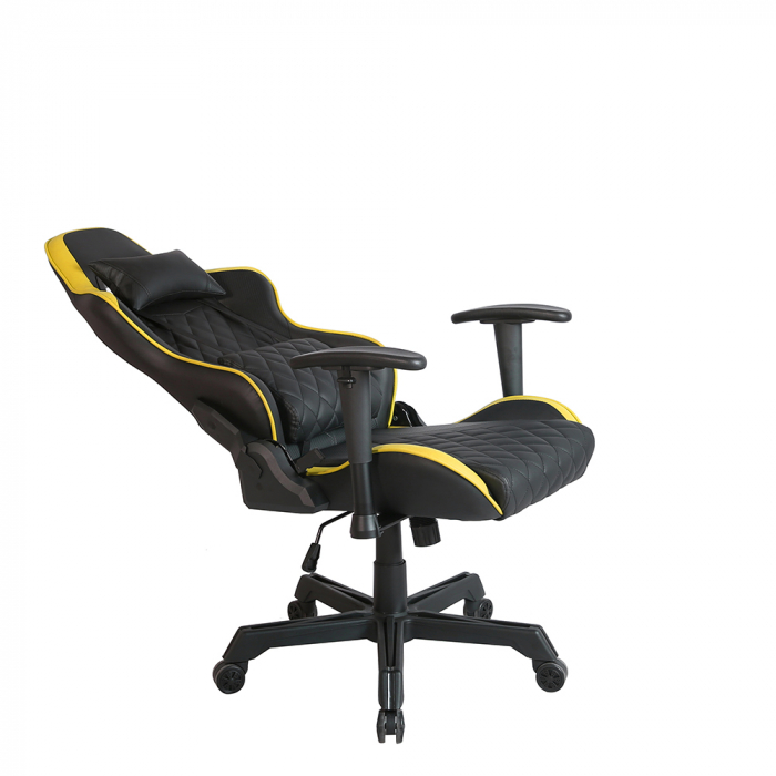 Scaun birou gaming negru galben Ranger cu suport lombar [5]