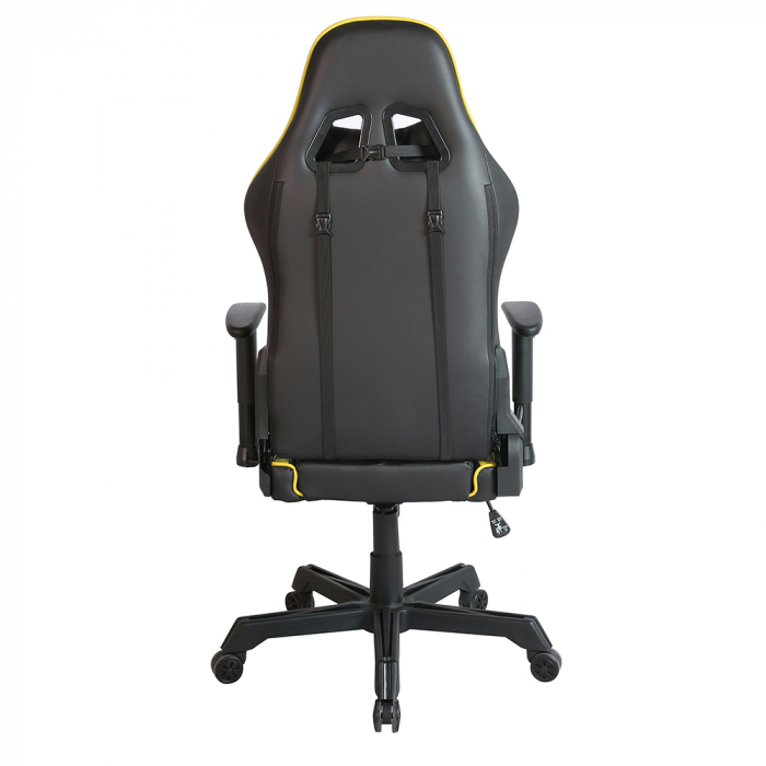 Scaun birou gaming negru galben Ranger cu suport lombar [4]
