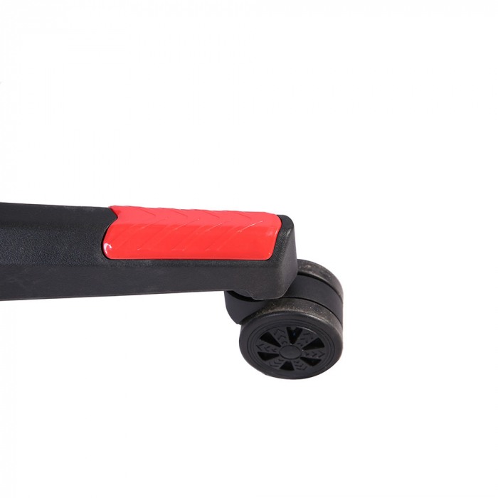 Scaun gaming ergonomic pentru birou roșu-negru Fusion Gaming cu spătar reglabil [11]