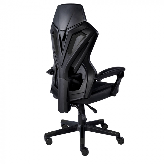 Scaun gaming de birou ergonomic negru Outrider cu spătar reglabil [4]