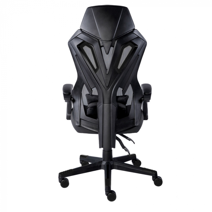 Scaun gaming de birou ergonomic negru Outrider cu spătar reglabil [5]