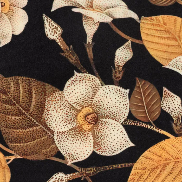 Scaun FLORA plus, catifea metal, negru cu flori, de la creativdeco.ro [9]