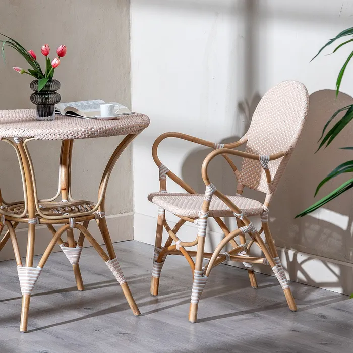 Scaun Gradina Olga PLUS, Ratan Natural - Bej - creativdeco.ro [4]