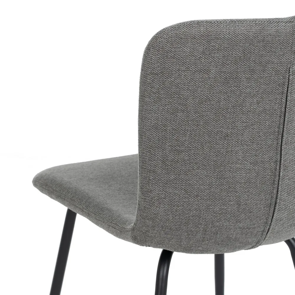 Scaun Gri cu Structura Moderna, Stofa Metal - CreativDeco.ro [10]