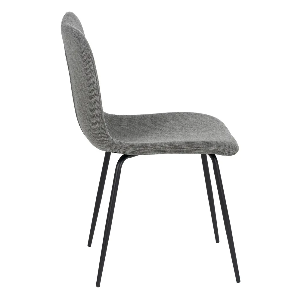 Scaun Gri cu Structura Moderna, Stofa Metal - CreativDeco.ro [3]