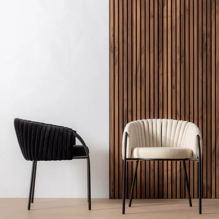 Scaun Hermoso Negru, Sofa, Metal - creativdeco.ro [4]