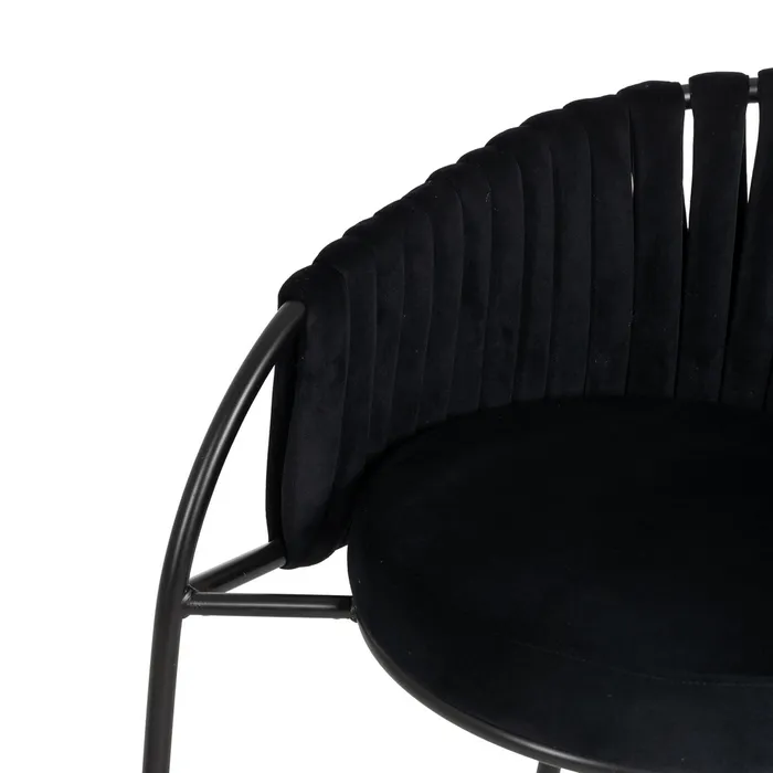 Scaun Hermoso Negru, Sofa, Metal - creativdeco.ro [6]