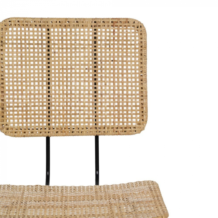 Scaun fibre naturale și structură metalică – stil boho urban relaxat [5]