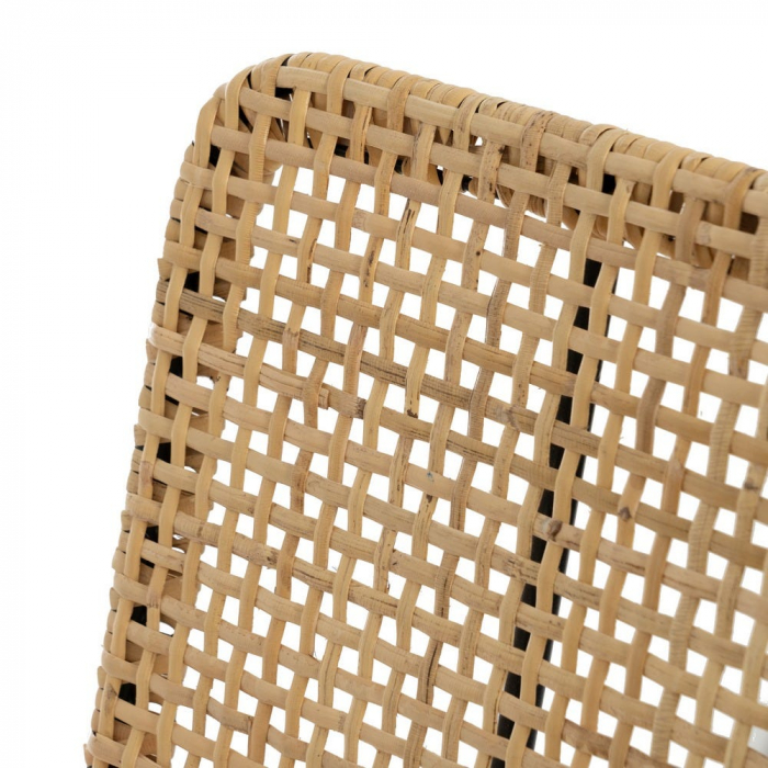 Scaun fibre naturale și structură metalică – stil boho urban relaxat [7]