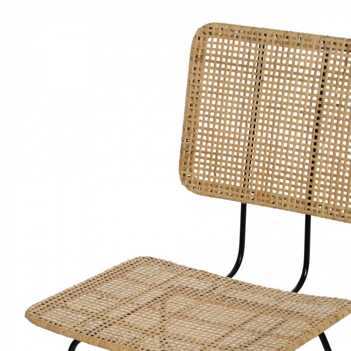 Scaun fibre naturale și structură metalică – stil boho urban relaxat [6]