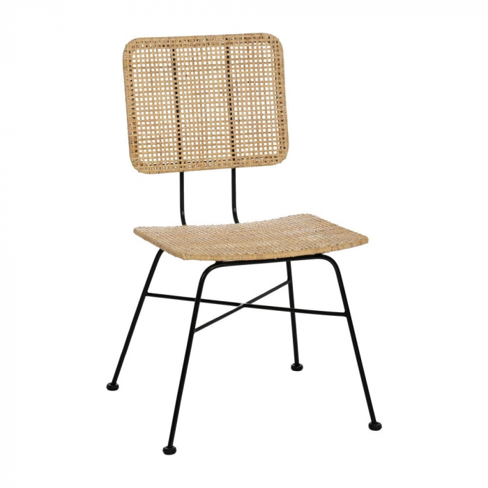 Scaun fibre naturale și structură metalică – stil boho urban relaxat [2]