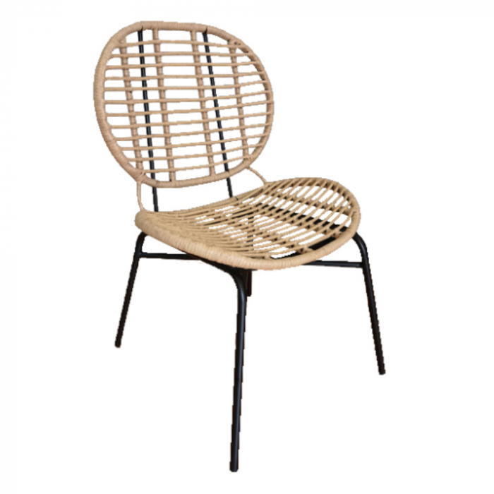 Scaun natural negru 59x63x87 cm [1]