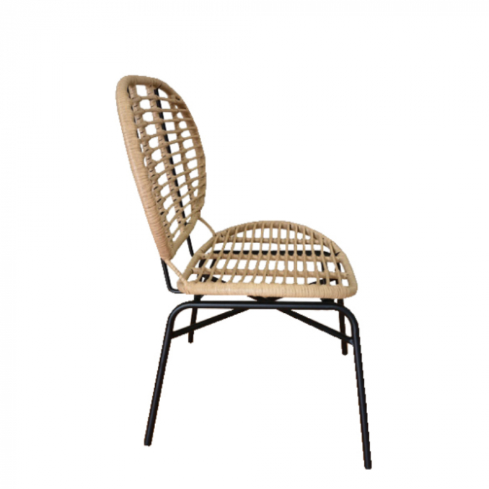 Scaun natural negru 59x63x87 cm [8]