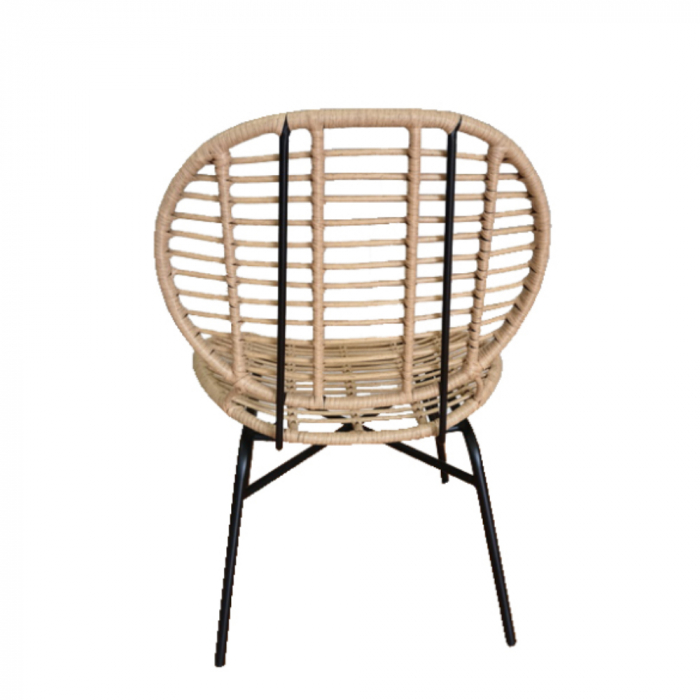 Scaun natural negru 59x63x87 cm [7]