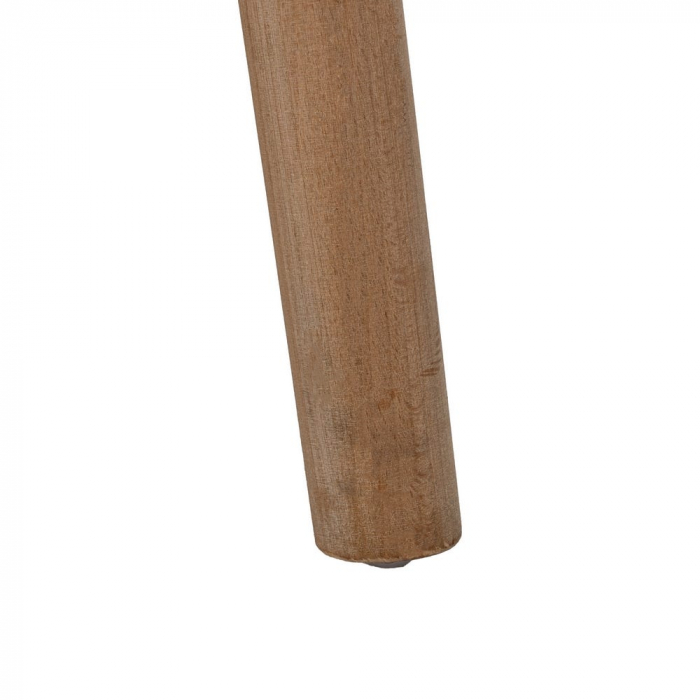 Scaun lemn natur cu spătar împletit și șezut bej – design organic modern [13]