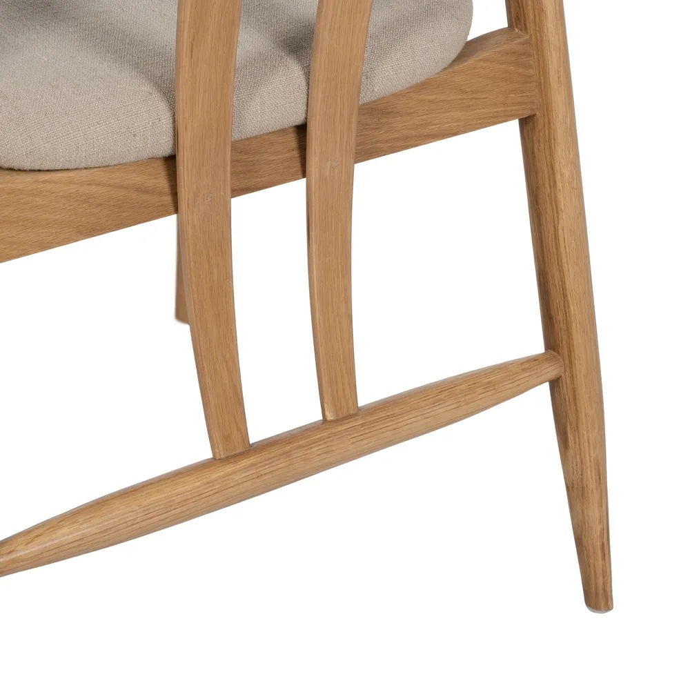 Scaun Lemn Stejar Toledo, Bej Natural - creativdeco.ro [13]
