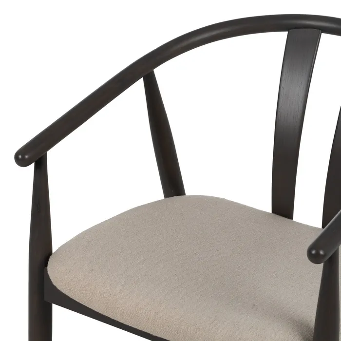 Scaun Lemn Stejar Toledo, Negru-Gri - creativdeco.ro [6]