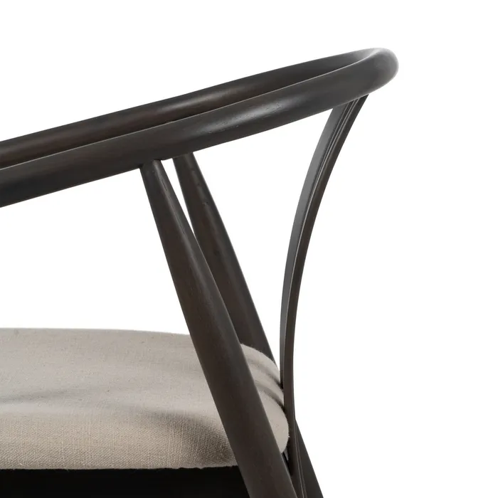 Scaun Lemn Stejar Toledo, Negru-Gri - creativdeco.ro [8]