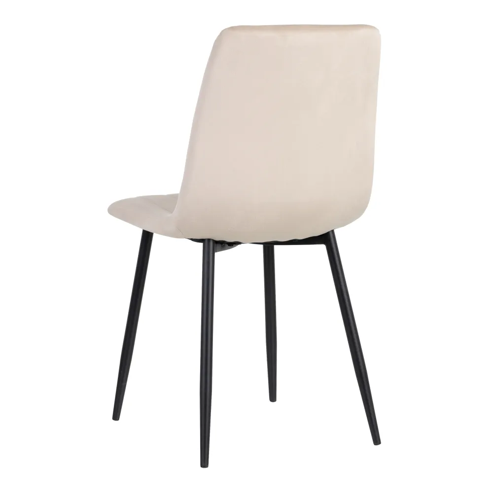 Set 4 Scaune Line Crem, Catifea Metal - CreativDeco.ro [4]