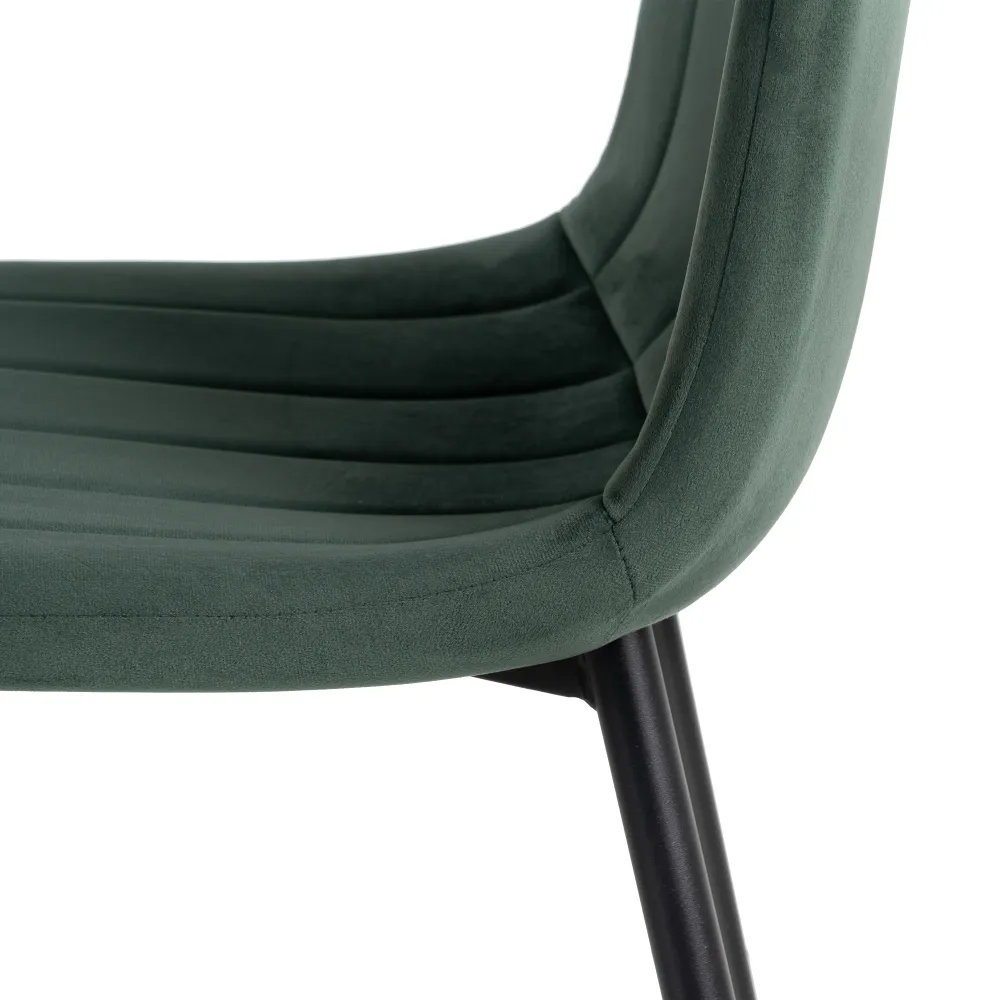 Scaun Tapitat Catifea Verde, Catifea Metal - CreativDeco.ro [6]