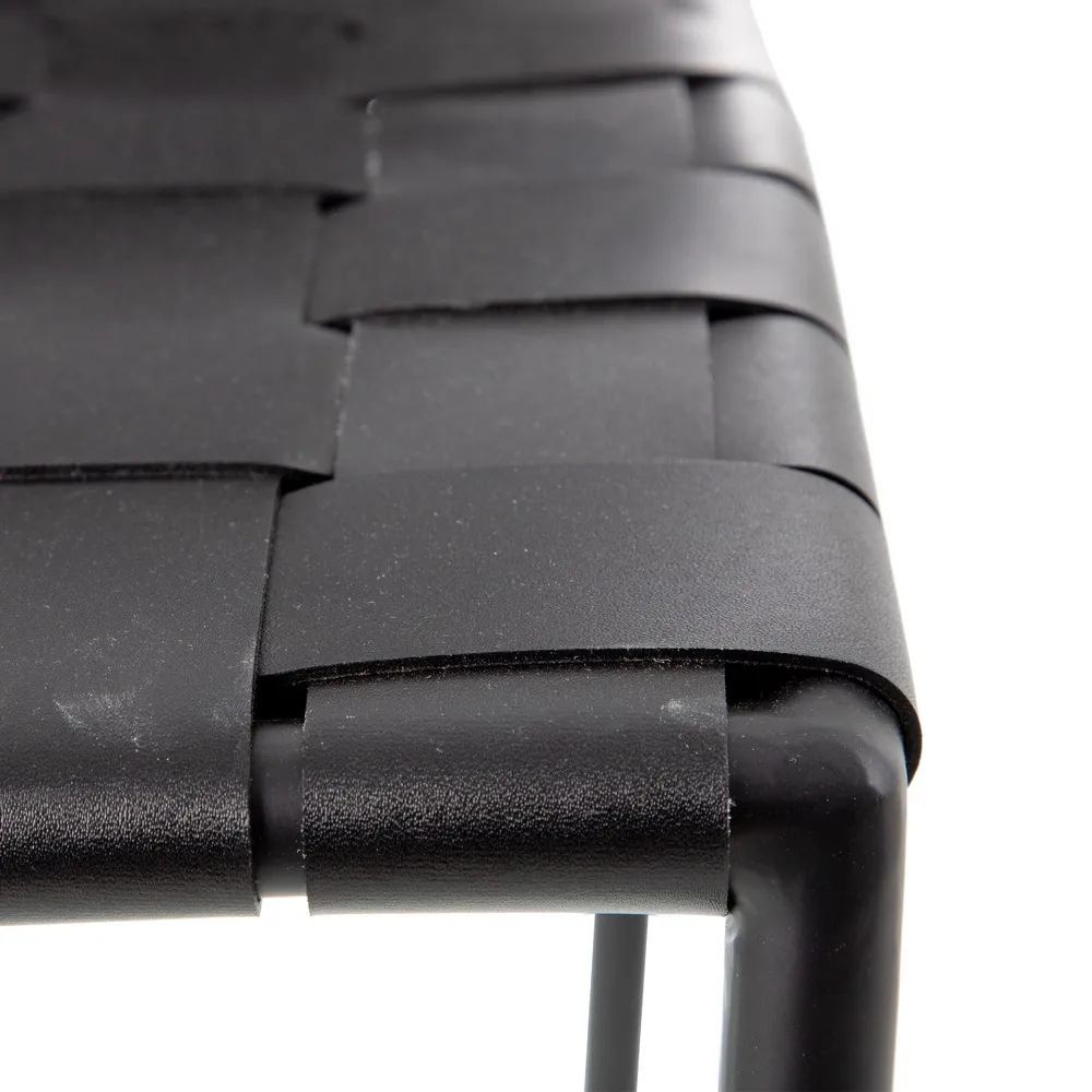 Scaun Living Negru Piele Naturala - creativdeco.ro [8]