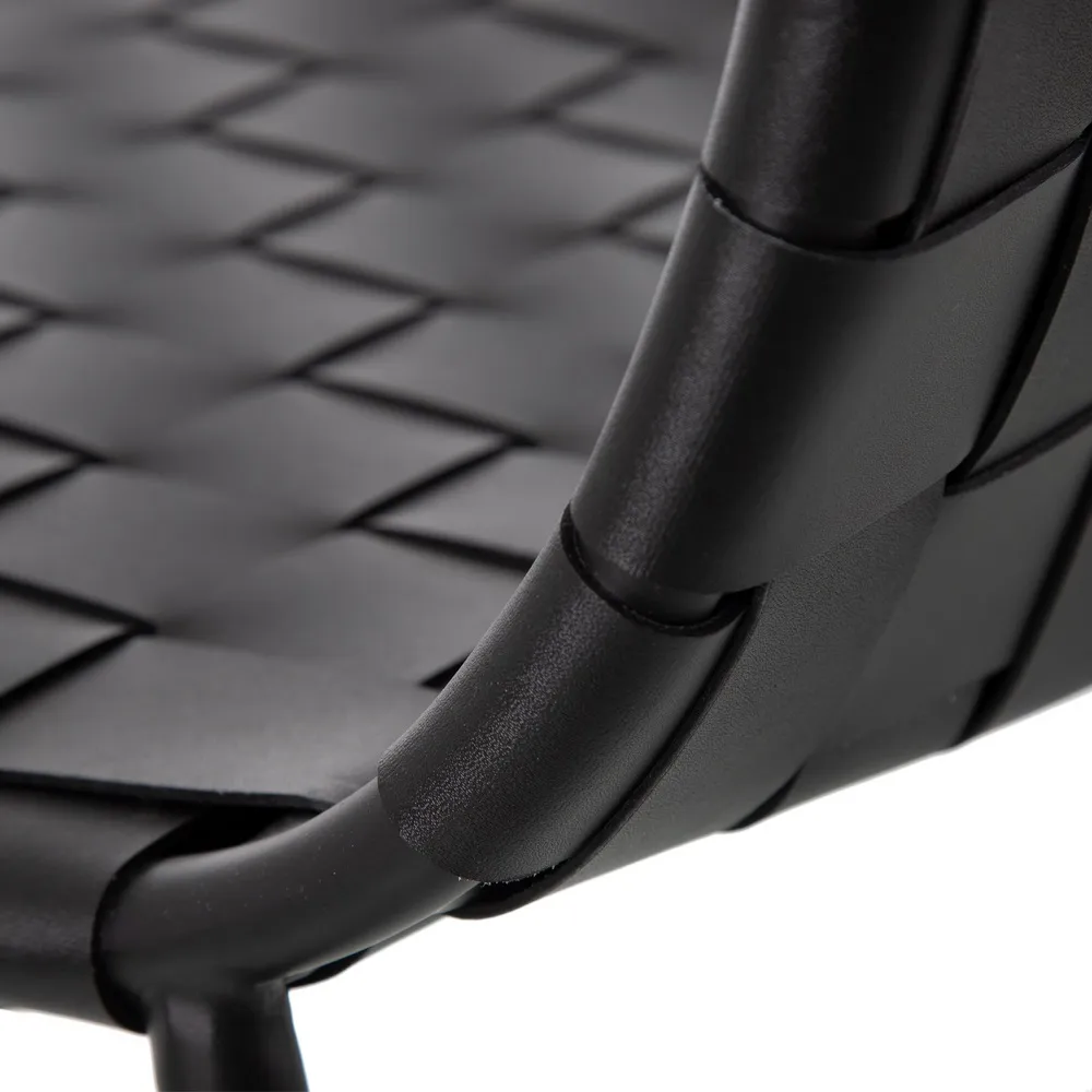 Scaun Living Negru Piele Naturala - creativdeco.ro [6]