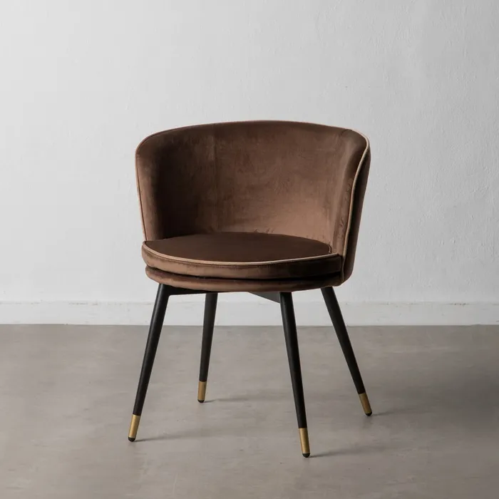 Scaun Lola Maro, Catifea, Metal - creativdeco.ro [2]