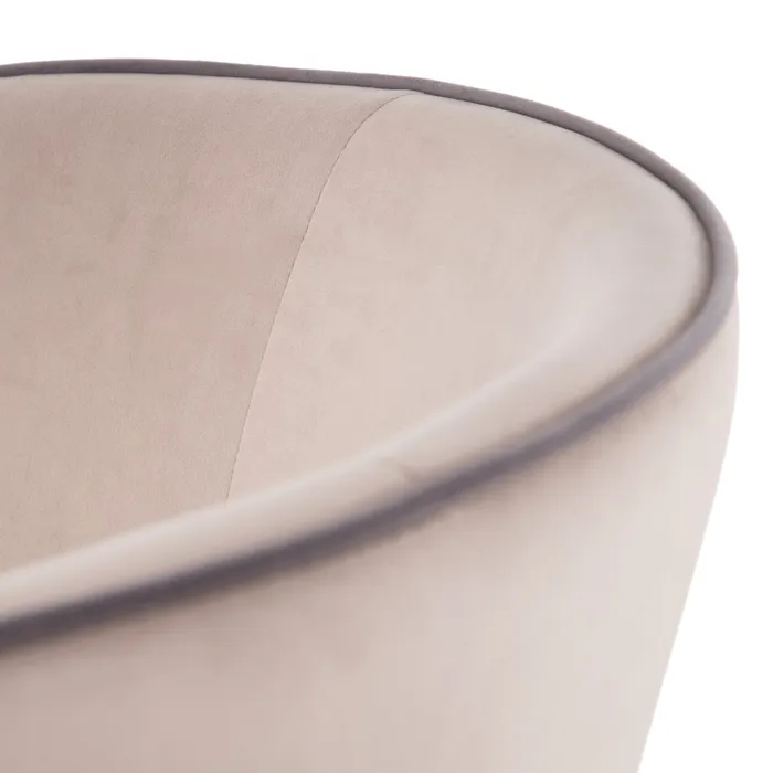 Scaun Lola Taupe, Catifea, Metal - creativdeco.ro [8]