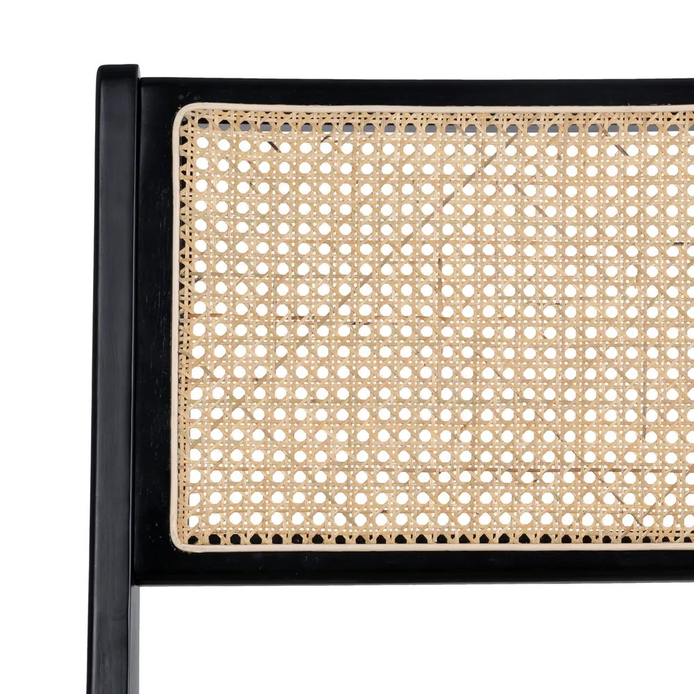 Scaun lounge ratan si lemn | Stil boho-chic | Scaune moderne [5]