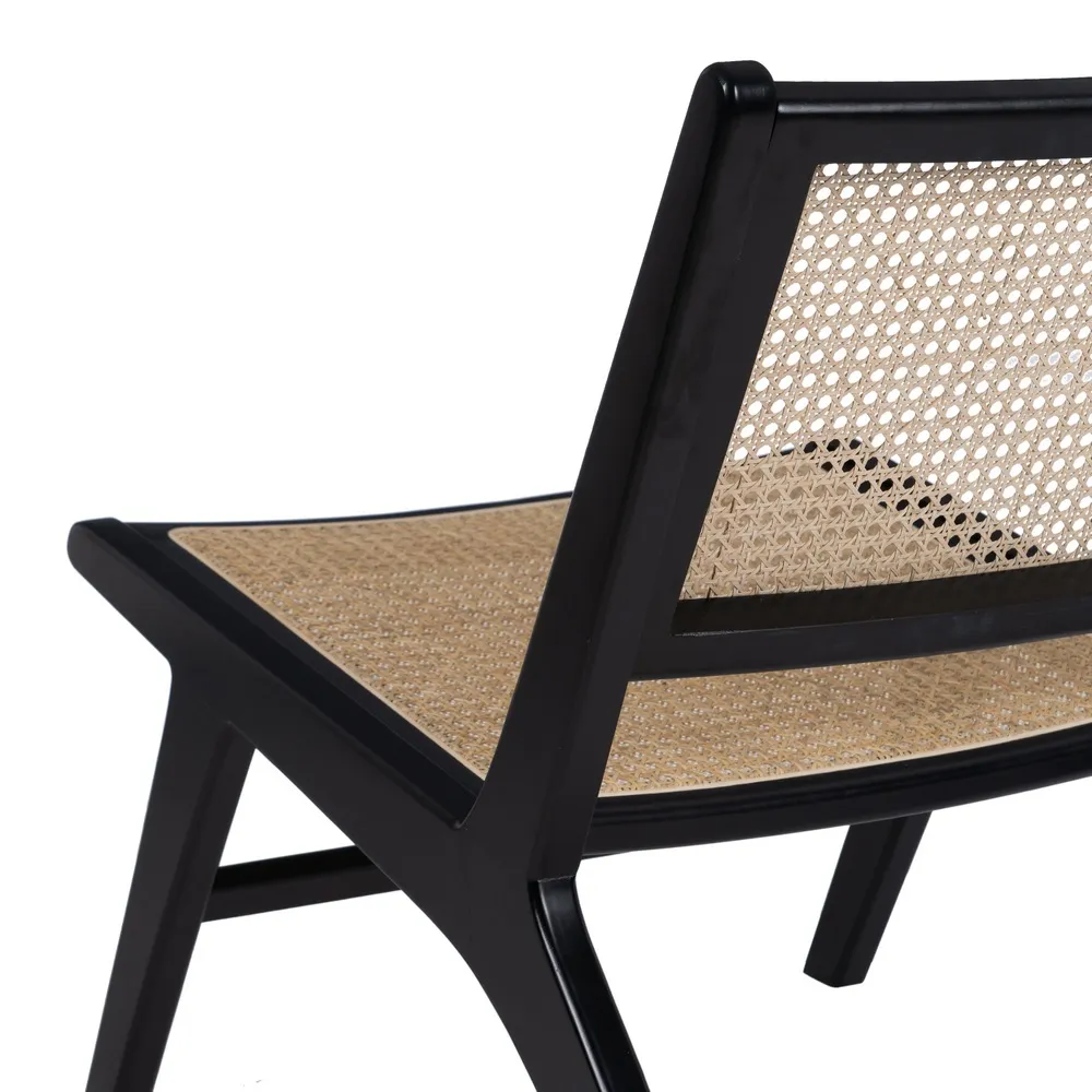 Scaun lounge ratan si lemn | Stil boho-chic | Scaune moderne [9]